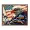 Stupell Industries Patriotic Bald Eagle Floater Framed Art
